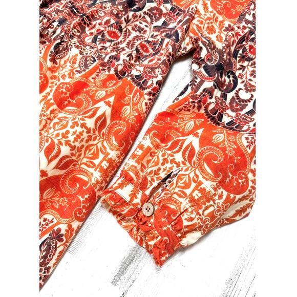 **SOLD** agua Bendita for Anthropologie Elaina Midi Dress (1X) - Picture 7 of 11